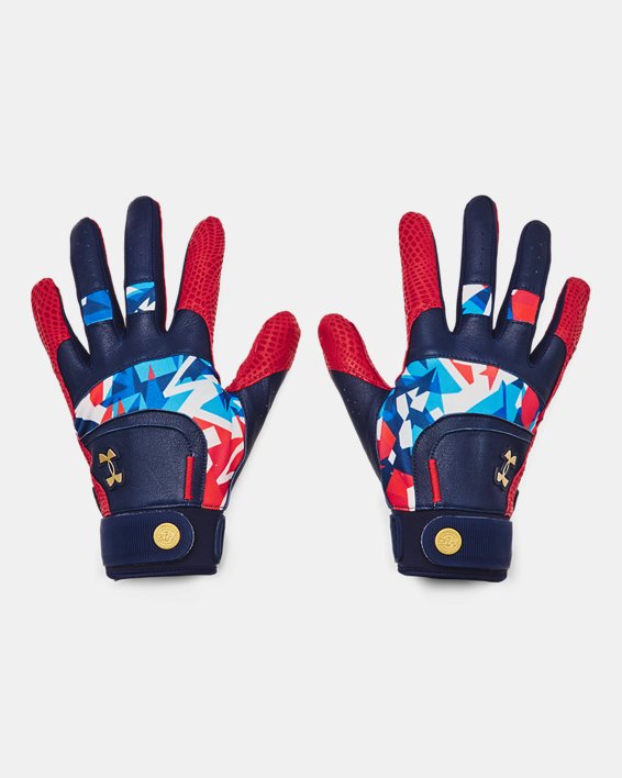 Men's UA Harper Pro LE Batting Gloves, Blue, pdpMainDesktop image number 0